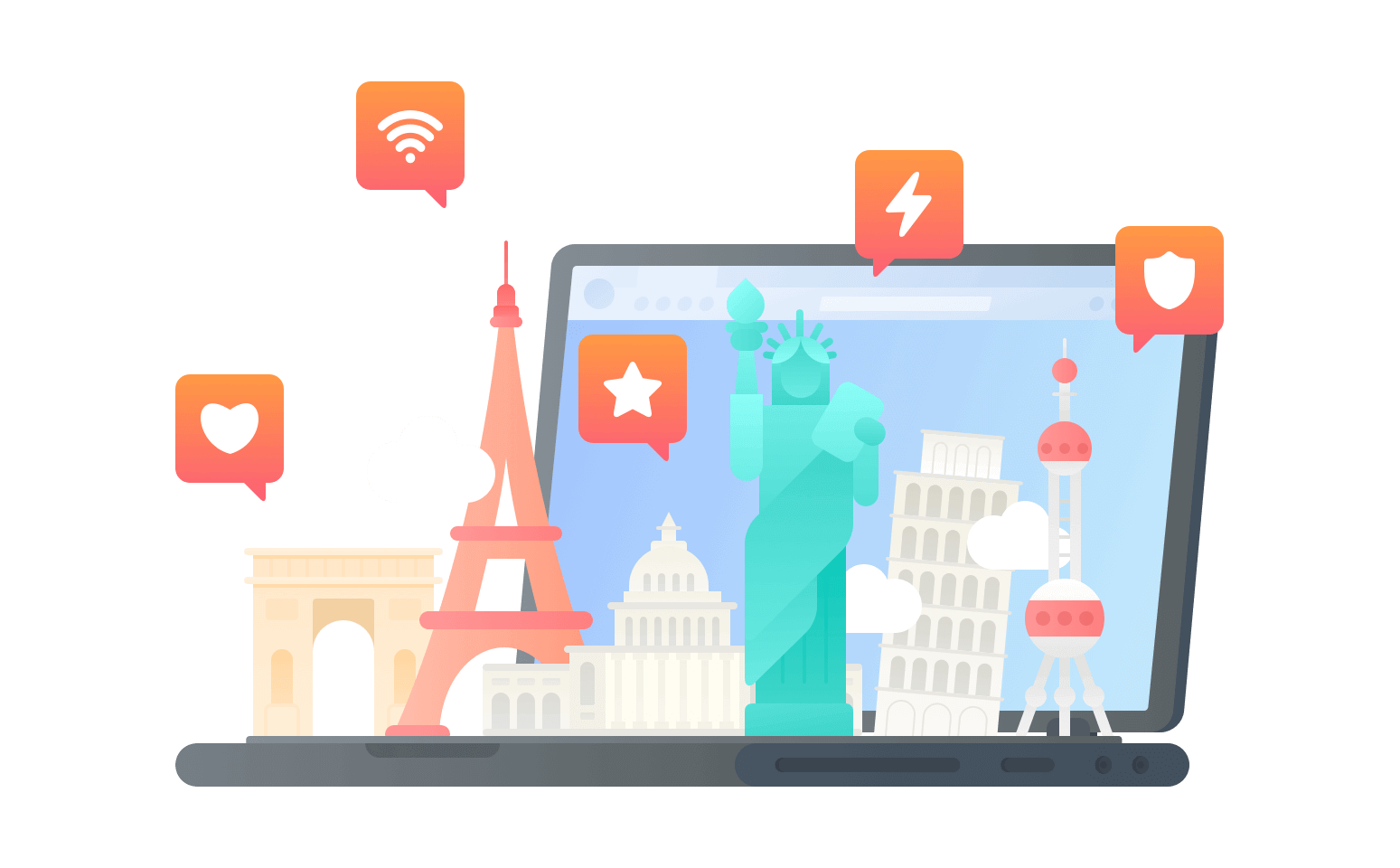 在法属圭亚那连接到中国的软件 - 华人VPN